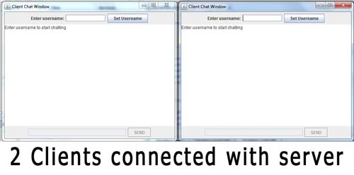 Chat client java Chat Server