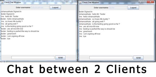 Chat client java How to
